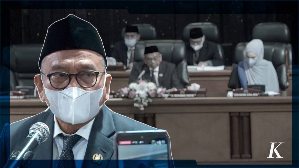 DPRD DKI Jakarta mengumumkan penggantian Wakil Ketua DPRD DKI Jakarta M Taufik dengan Rany Mauliani yang sebelumnya menjabat Ketua Fraksi Partai Gerindra DPRD DKI Jakarta, Selasa (26/4/2022).