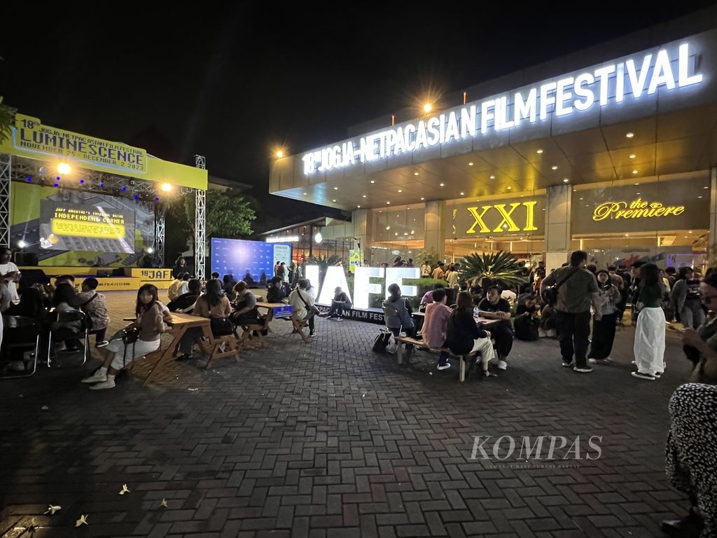 Panggung Festival di Jogja-Netpac Asian Film Festival, di Yogyakarta, Rabu (29/11/2023).