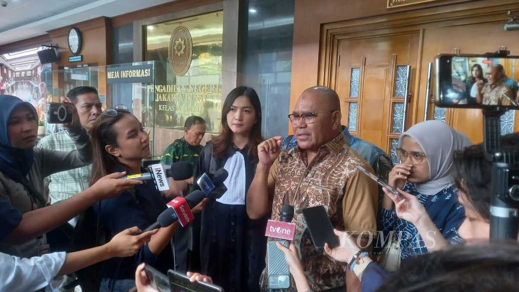 Penasihat hukum bekas Menteri Pertanian Syahrul Yasin Limpo, Djamaludin Koedoeboen