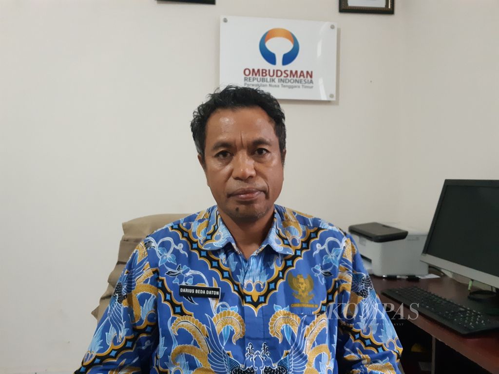 Kepala Perwakilan Ombudsman NTT Darius B Daton