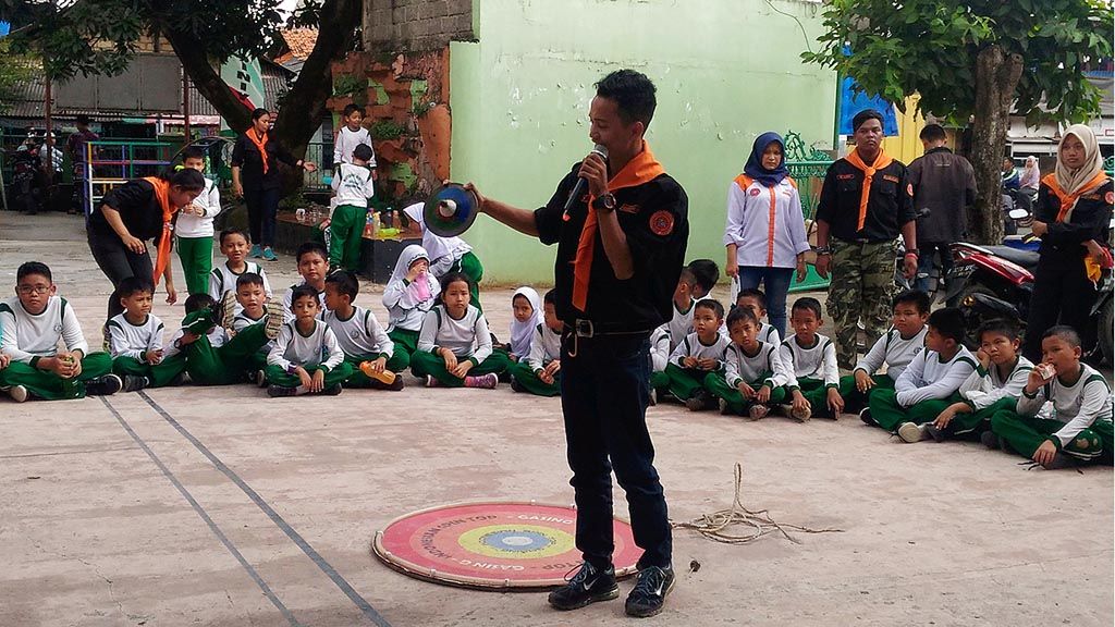 Sosma  menyosialisasikan kembali permainan tradisional Indonesia pada 16 Maret 2017 di SDIT Miftahul Diniyah Pondok Cabe, Pamulang, Tangerang Selatan. 