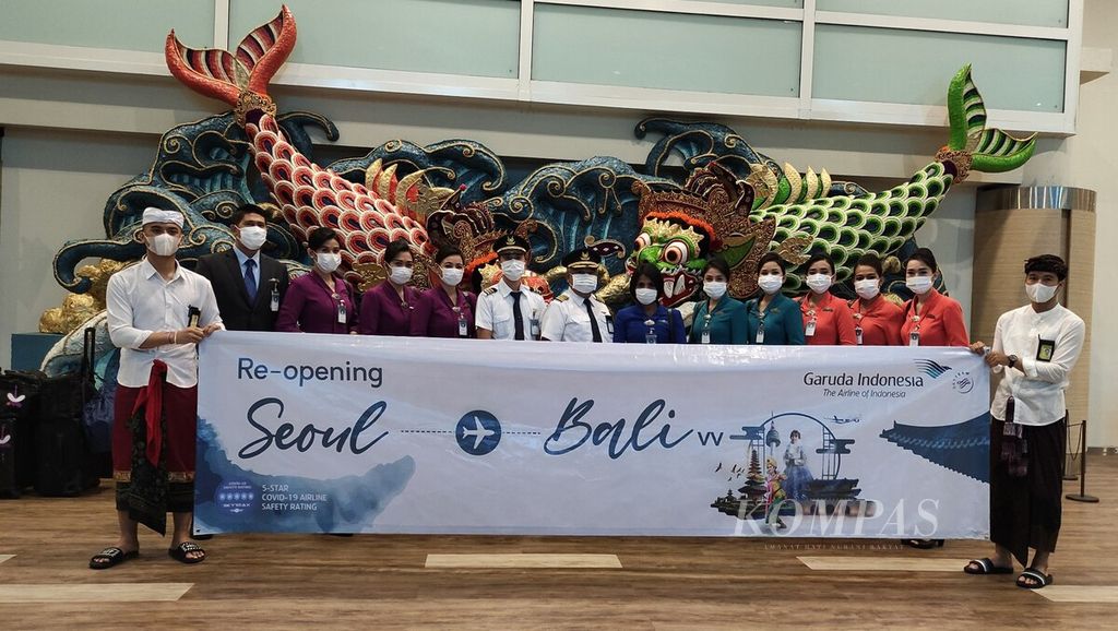 Garuda Indonesia kembali mengoperasikan rute penerbangan langsung dari Seoul ke Bali dan sebaliknya, dari Bali ke Seoul. Penerbangan perdana dari Seoul ke Bali melalui Bandara Internasional I Gusti Ngurah Rai, Badung, Bali, pada MInggu (4/12/2022).