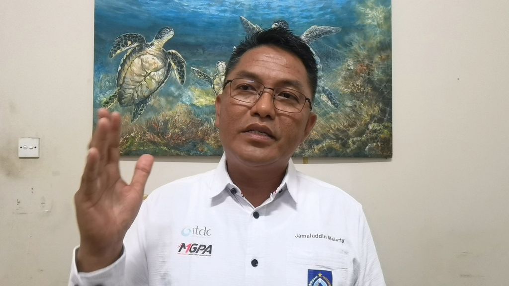 Komandan Lapangan WSBK 2022 Mandalika Jamaluddin Malady di Mataram, Rabu (2/11/2022).