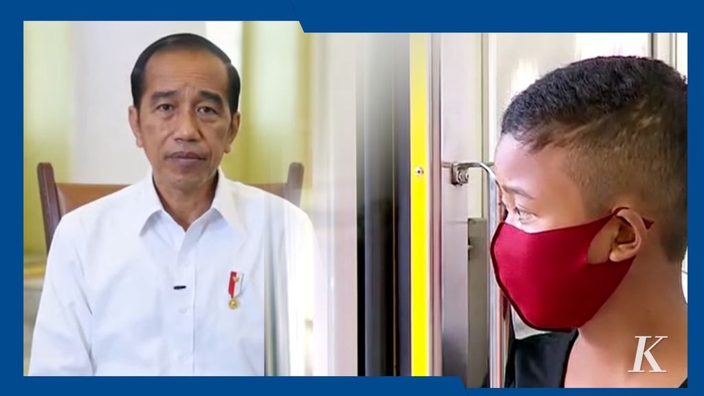 President Joko Widodo allows people to take off masks in open spaces