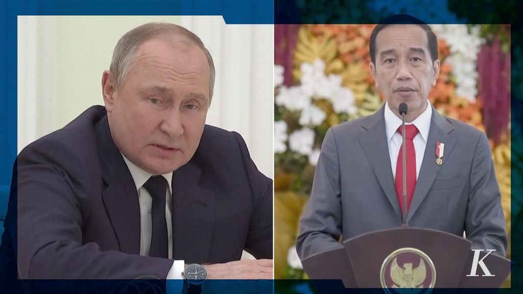 President Joko Widodo spoke by telephone with Russian President Vladimir Putin on Thursday (28/4/2022).