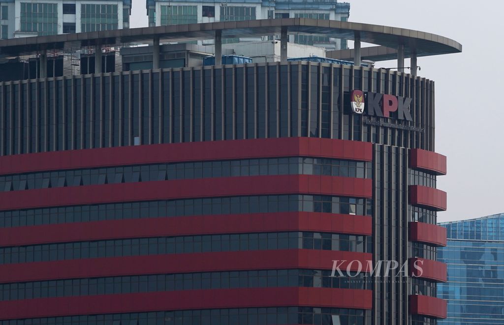 Gedung KPK, Jakarta, Senin (28/11/2022).