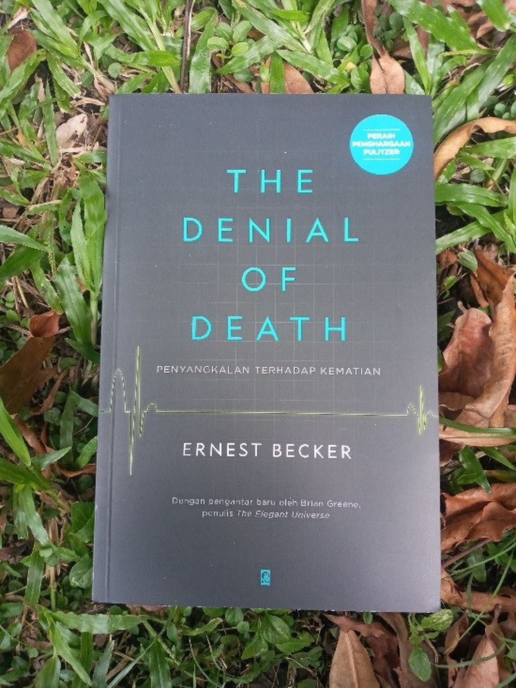 Buku <i>The Denial of Death: Penyangkalan terhadap Kematian</i> oleh Ernest Becker.