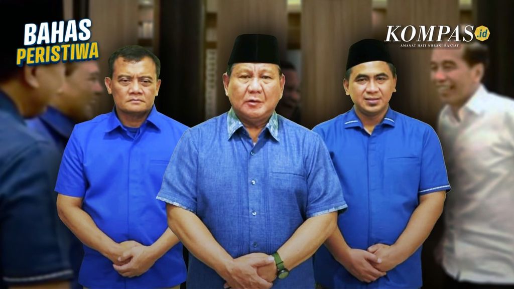 Ilustrasi Presiden Prabowo Subianto menyatakan dukungan kepada salah satu pasangan calon dalam Pilgub Jawa Tengah. 