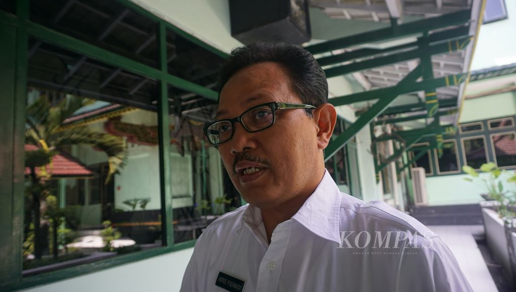 Heroe Poerwadi saat masih menjabat sebagai Wakil Wali Kota Yogyakarta, Rabu (24/6/2020).