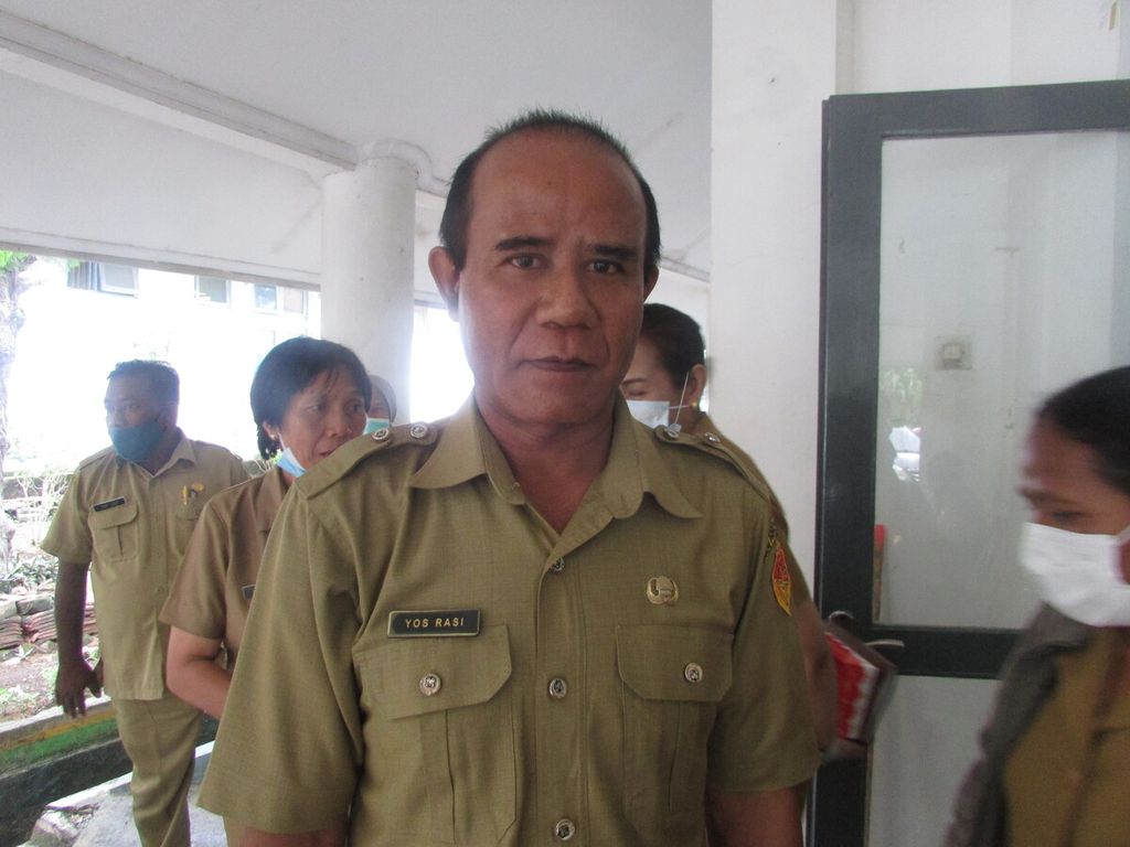 Kepala Dinas Sosial NTT Yosep Rasi seusai pembukaan rapat kerja daerah di Kupang, Selasa (15/11/2022).