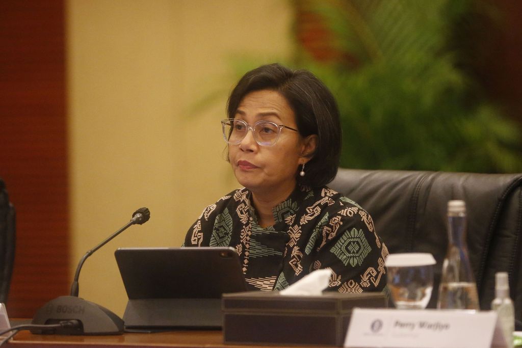 Menteri Keuangan Sri Mulyani Indrawati