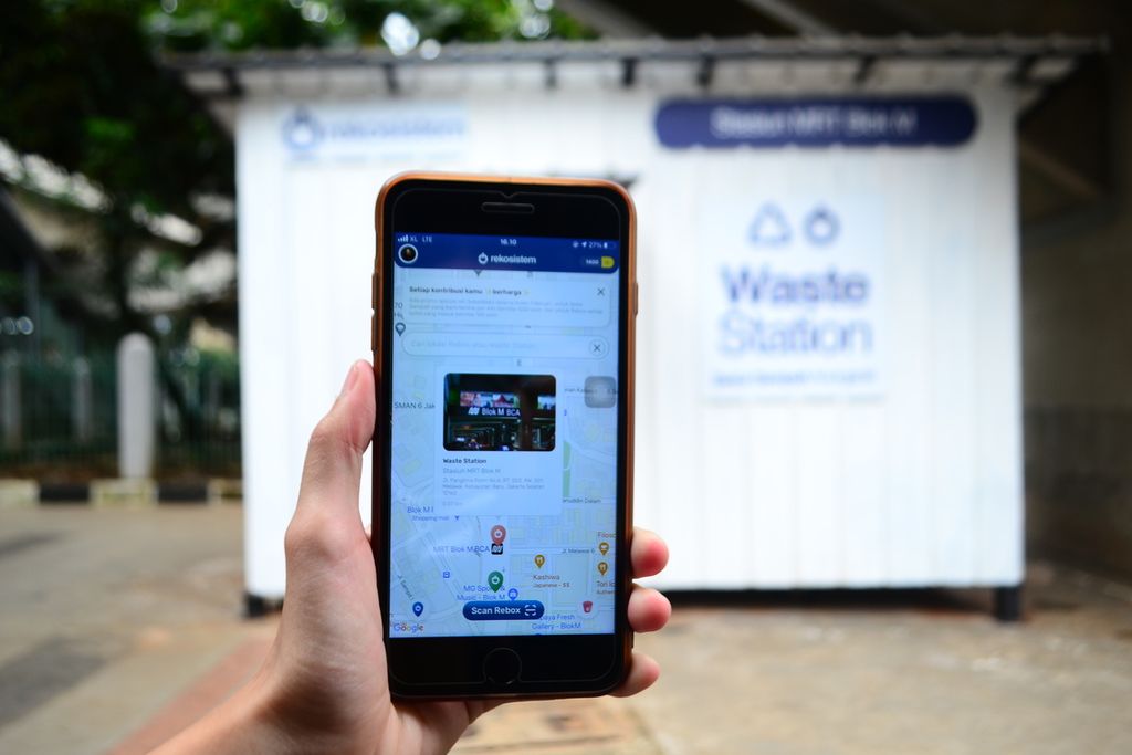 Aplikasi Rekosistem yang bisa digunakan masyarakat untuk proses pengolahan sampah.