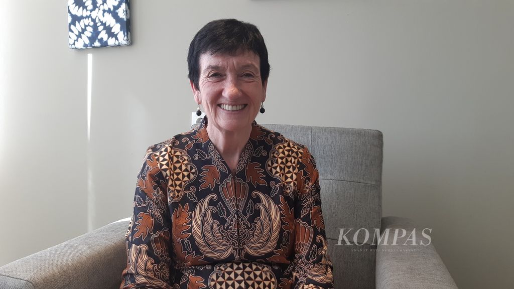 Jennifer Westacott, Duta Besar Bisnis Australia untuk Indonesia, berkunjung ke Jakarta pada Rabu (26/6/2024).