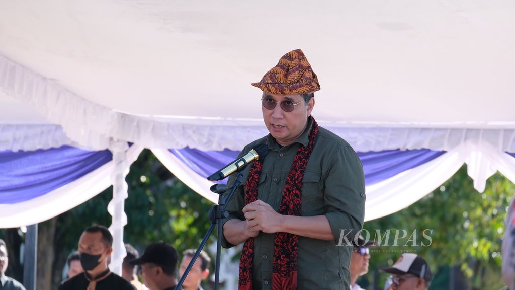 Direktur Jenderal Kebudayaan Kementerian Pendidikan, Kebudayaan, Riset, dan Teknologi Hilmar Farid di Ternate, Selasa (14/6/2022).
