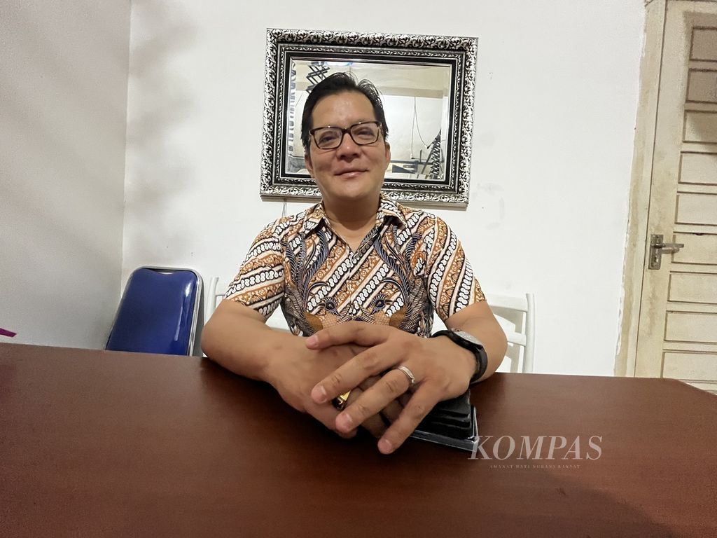 Alexander Tanjaya di Kendari, Sulawesi Tenggara, Senin (23/1/2023).
