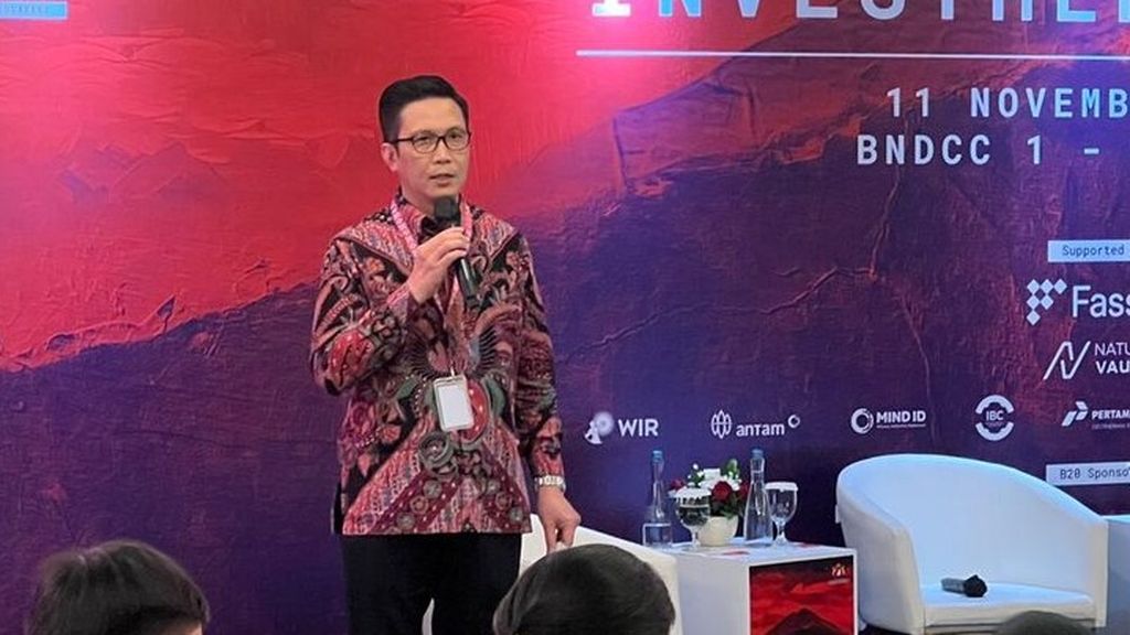 Jeffrey Hendrik, Direktur Pengembangan Bursa Efek Indonesia, dalam Peluncuran Indeks LQ45 Low Carbon di Nusa Dua, Bali, (11/11/2022)