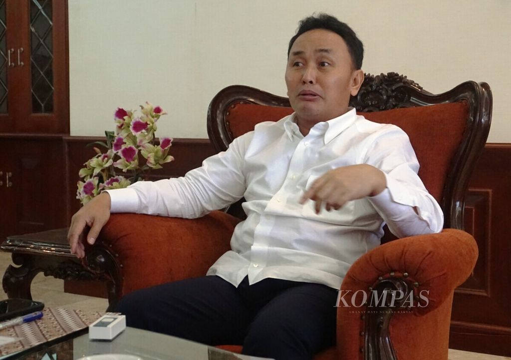 Gubernur Kalteng Sugianto Sabran saat ditemui di ruangan kerjanya, Kamis (31/10/2019).