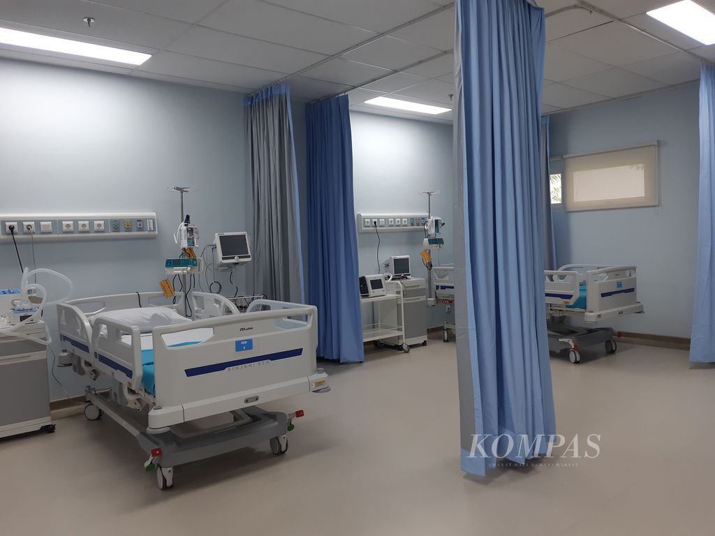 Kondisi fasilitas Rumah Sakit Umum Pusat Ben Mboi di Kota Kupang, Nusa Tenggara Timur. Pengoperasian rumah sakit itu diluncurkan Menteri Kesehatan Budi Gunadi Sadikin pada Kamis (22/12/2022).