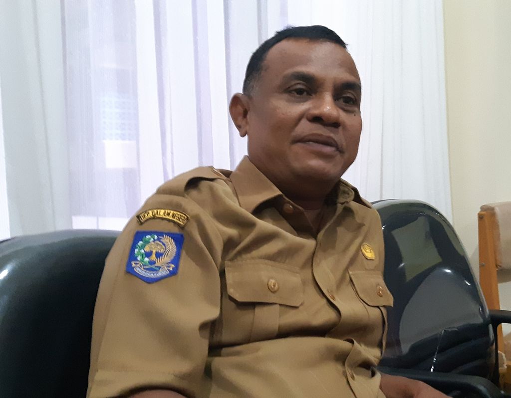 Sekretaris Dinas Kesehatan Provinsi Papua Aaron Rumainum