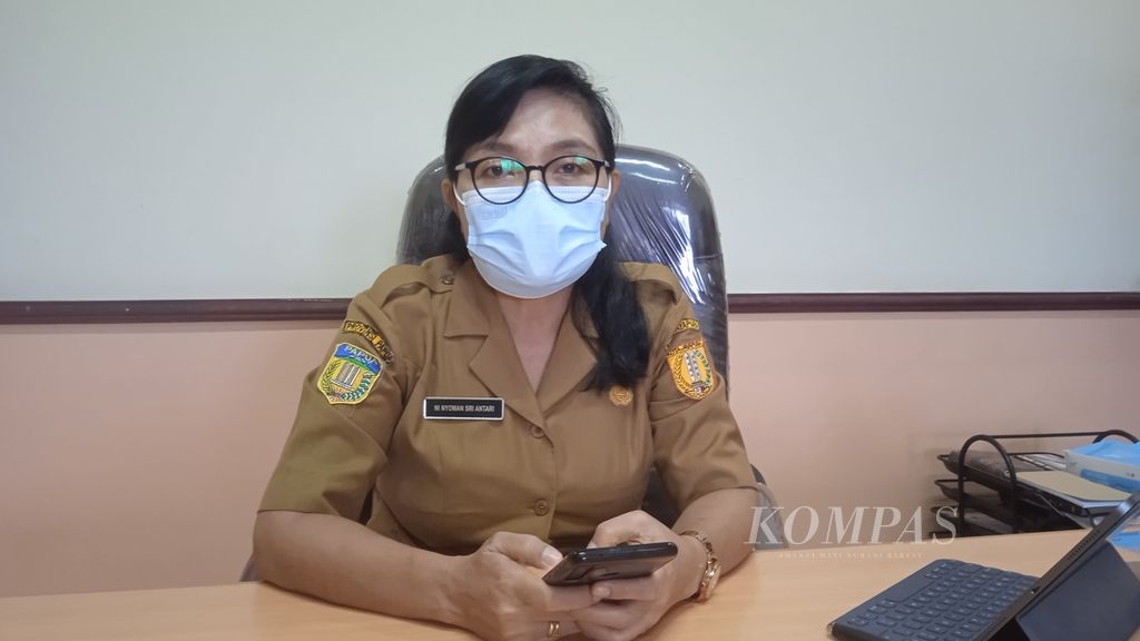 Kepala Dinas Kesehatan Kota Jayapura Ni Nyoman Sri Antari.