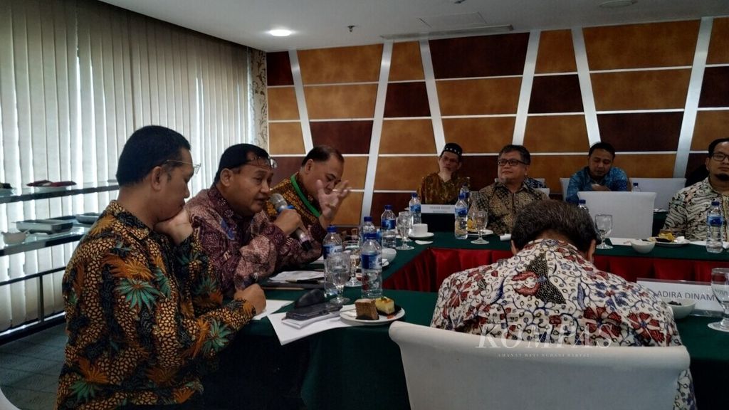Diskusi industri asuransi syariah yang diselenggarakan Komite Nasional Keuangan Syariah (KNKS) pada Selasa (17/9/2019), di Jakarta.