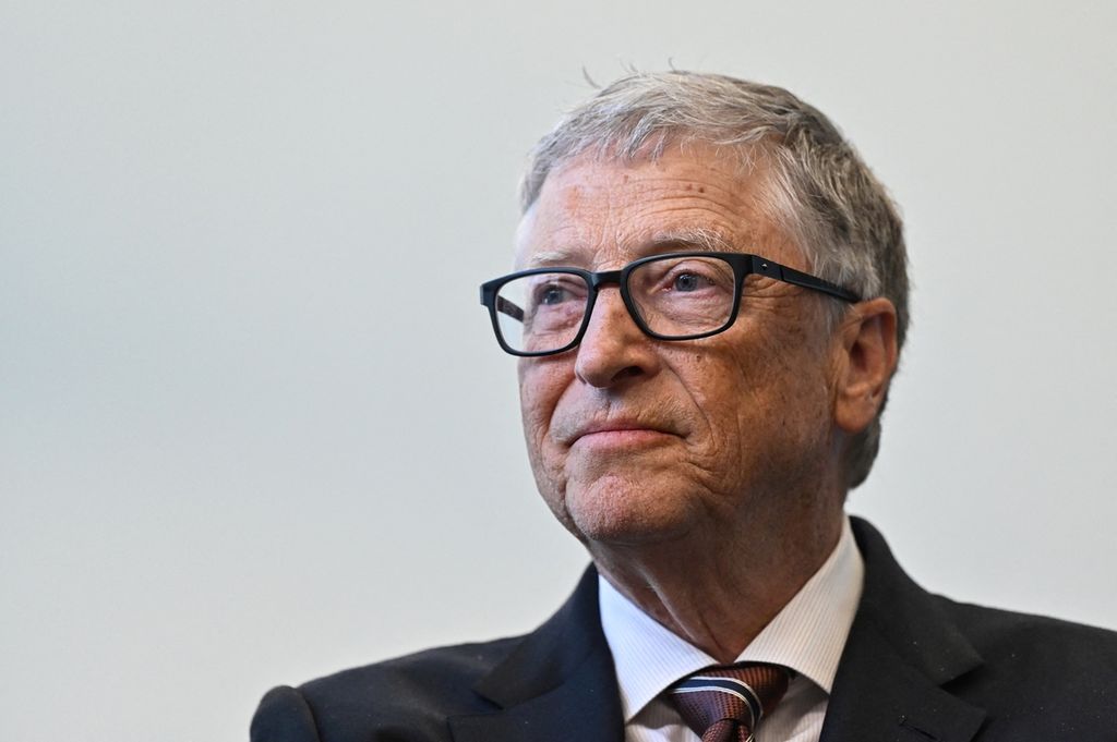 Pendiri dan mantan pemimpin Microsoft, Bill Gates, berkunjung ke Imperial College di London pada Februari 2023. Mulai Rabu (14/6/2023), Gates mengunjungi China selama beberapa hari. 