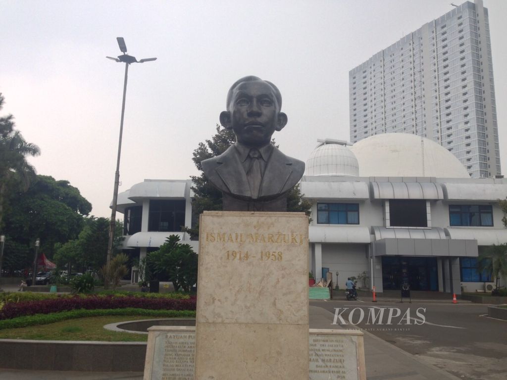 Salah satu bagian Taman Ismail Marzuki, Jakarta, Rabu (12/12/2018)