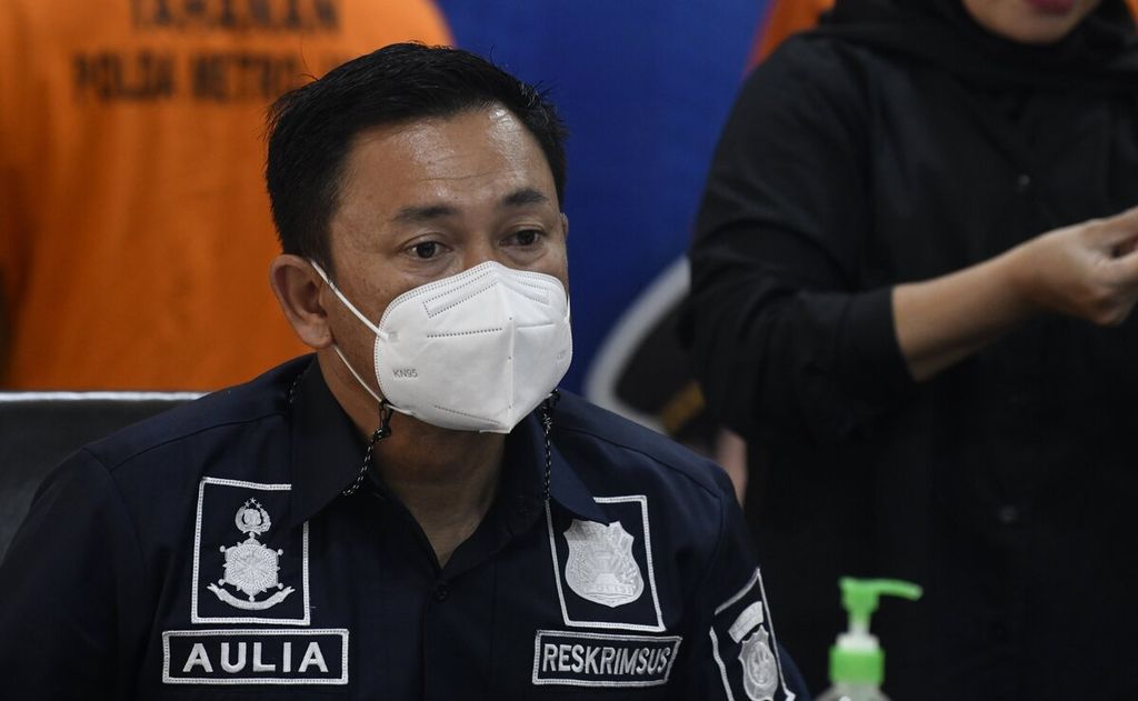 Direktur Reserse Kriminal Khusus Kepolisian Daerah Metro Jaya Komisaris Besar Auliansyah Lubis