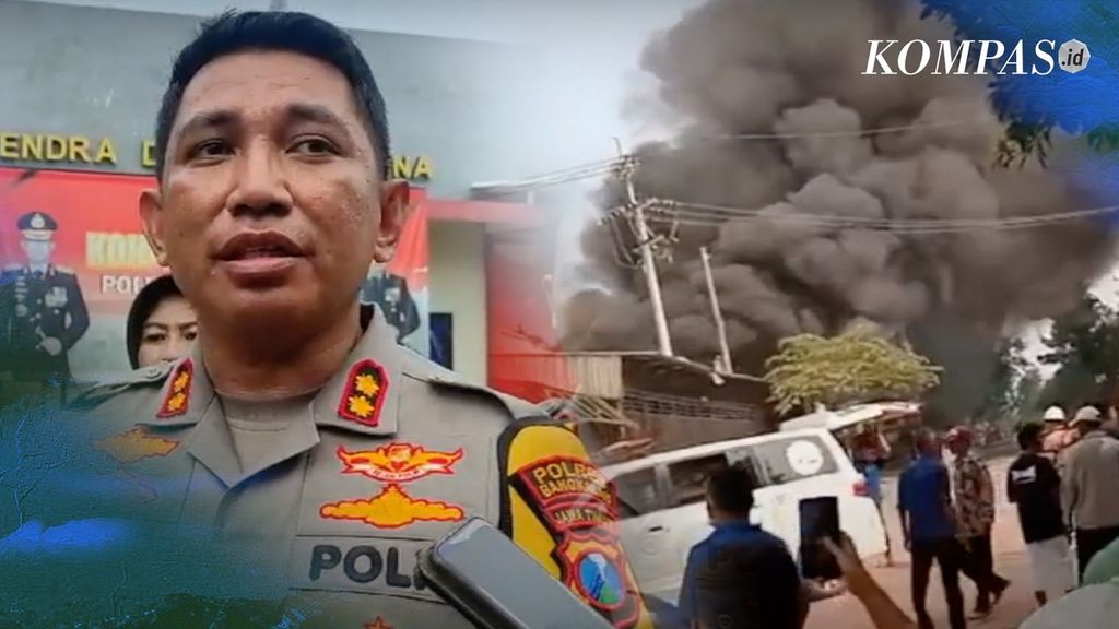 Ledakan terjadi di gudang besi tua di Dusun Bedak Barat, Desa Banyuajuh, Kamal, Bangkalan, Jawa Timur, Jumat (29/12/2023).