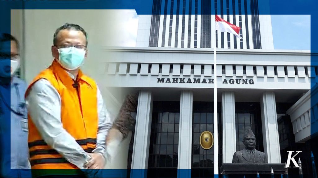 Ilustrasi. Mahkamah Agung memberikan diskon hukuman atas kasus suap yang menjerat bekas Menteri Kelautan dan Perikanan Edhy Prabowo. Bekas politisi Gerindra itu mendapatkan pengurangan hukuman 4 tahun penjara, yakni dari 9 tahun menjadi 5 tahun penjara saja.