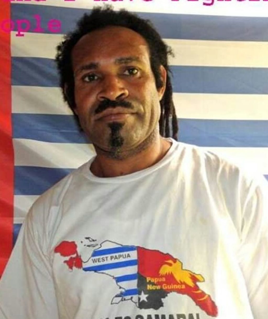 Juru Bicara Organisasi Papua Merdeka Sebby Sambom