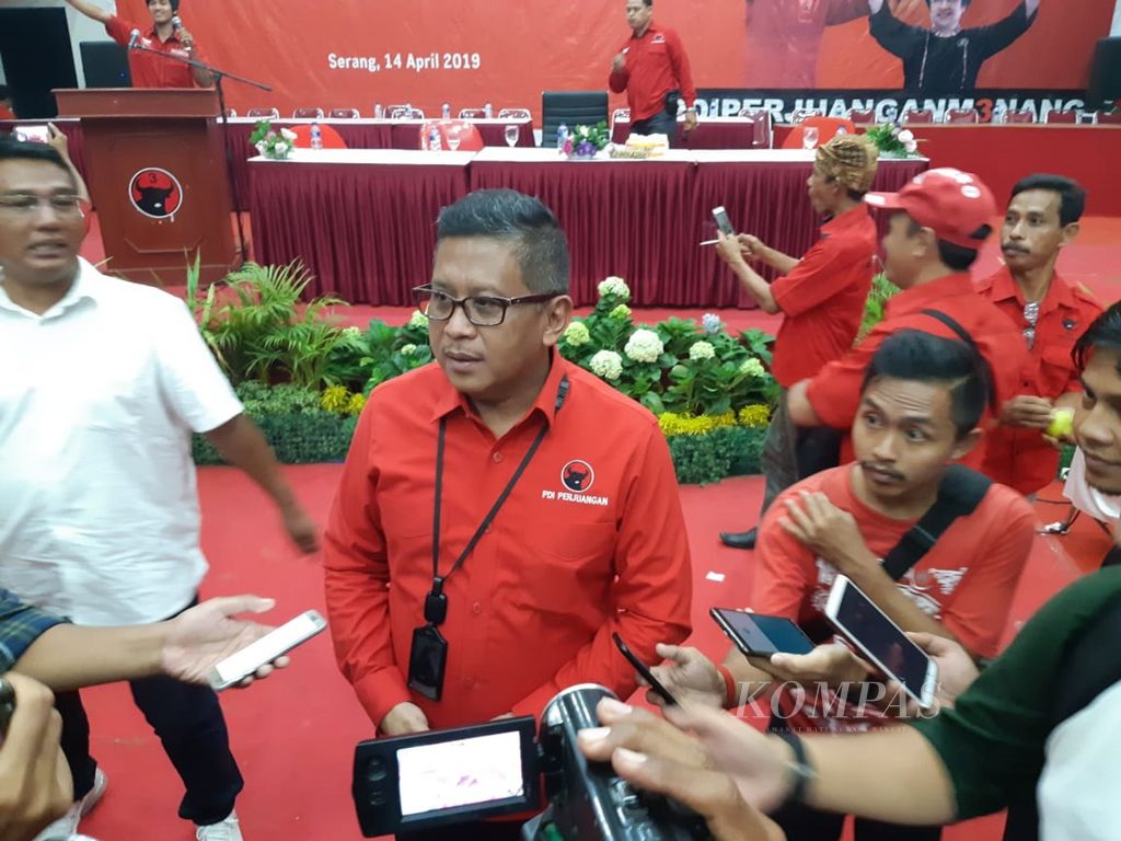 Sekretaris Jenderal Partai Demokrasi Indonesia Perjuangan Hasto Kristiyanto