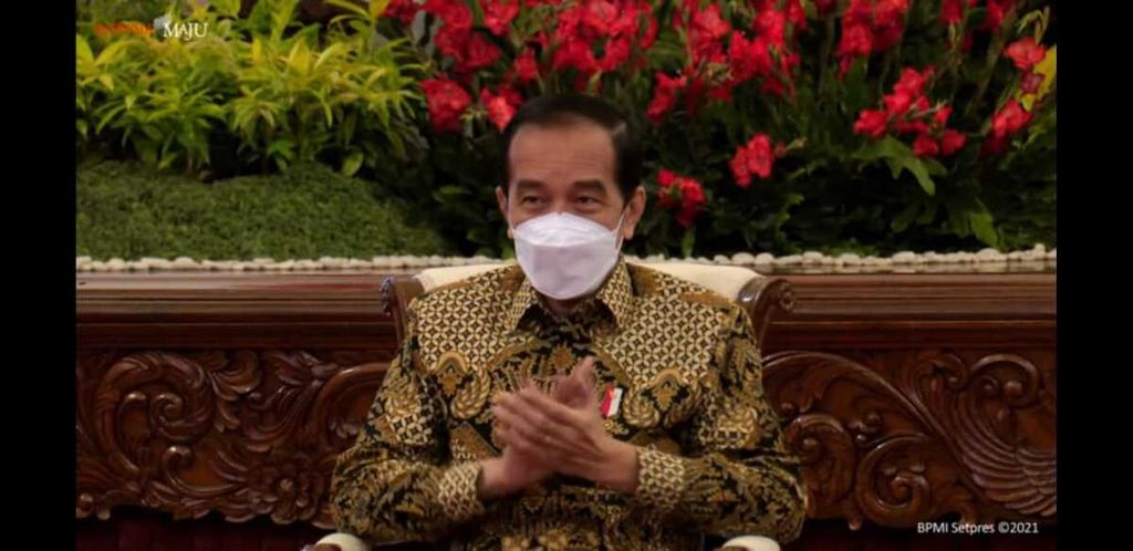 President Joko Widodo was present at the Peak of the National Press Day Commemoration at the State Palace, Jakarta, Tuesday (9/02/2021).