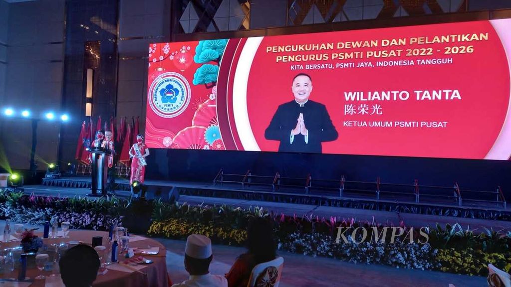 Ketua Umum Paguyuban Sosial Marga Tionghoa Indonesia (PSMTI) Pusat Wilianto Tanta.