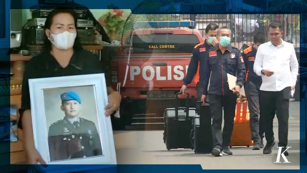 The National Police finally granted the family's request to conduct a re-autopsy on the body of Brigadier J or Nofriansyah Yosua Hutabarat who died at the house of the inactive Head of the National Police Propam Division Inspector General Ferdy Sambo, Duren Tiga complex, Jakarta, July 8, 2022.