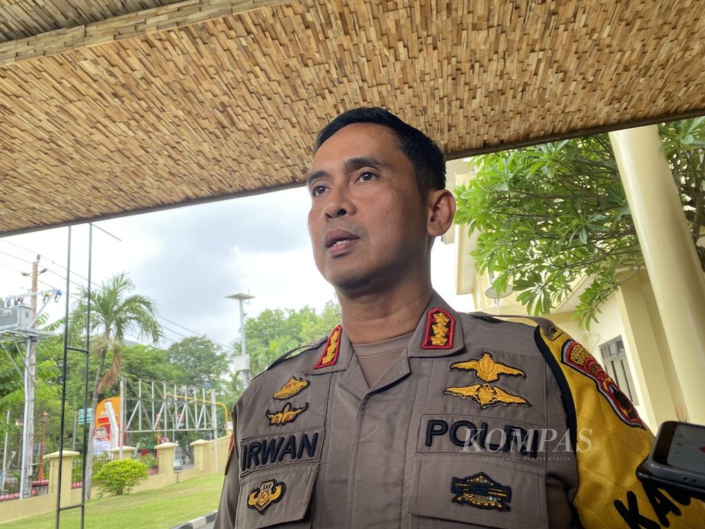 Kepala Kepolisian Resor Kota Besar Semarang Komisaris Besar Irwan Anwar