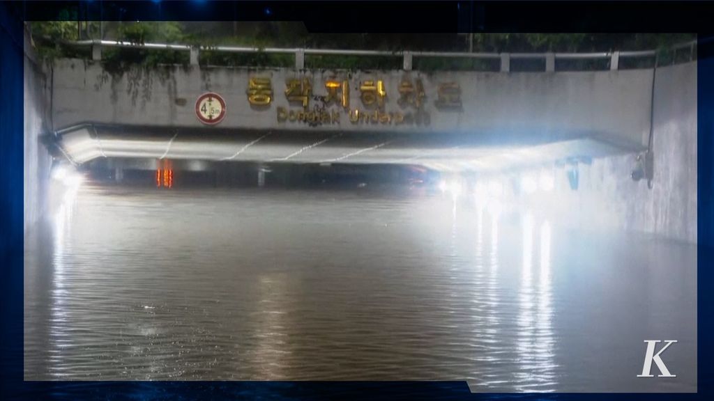 Seoul di Korea Selatan Terendam Banjir