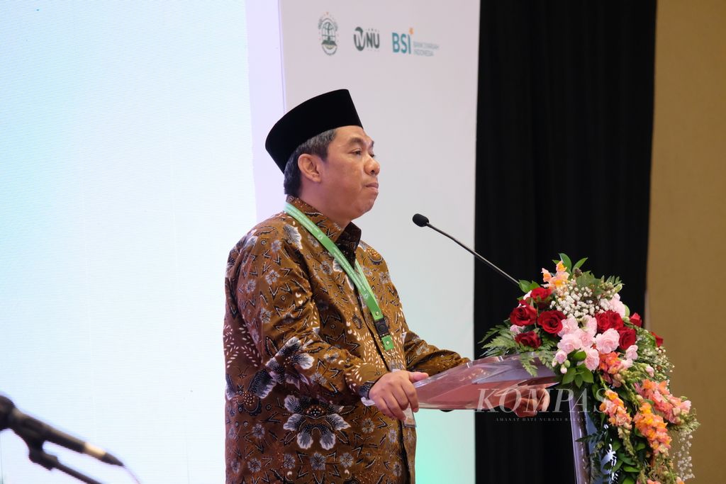 Wakil Ketua Umum Pengurus Besar Nahdlatul Ulama (PBNU) KH Zulfa Mustofa di Jakarta, Selasa (8/2/2022).