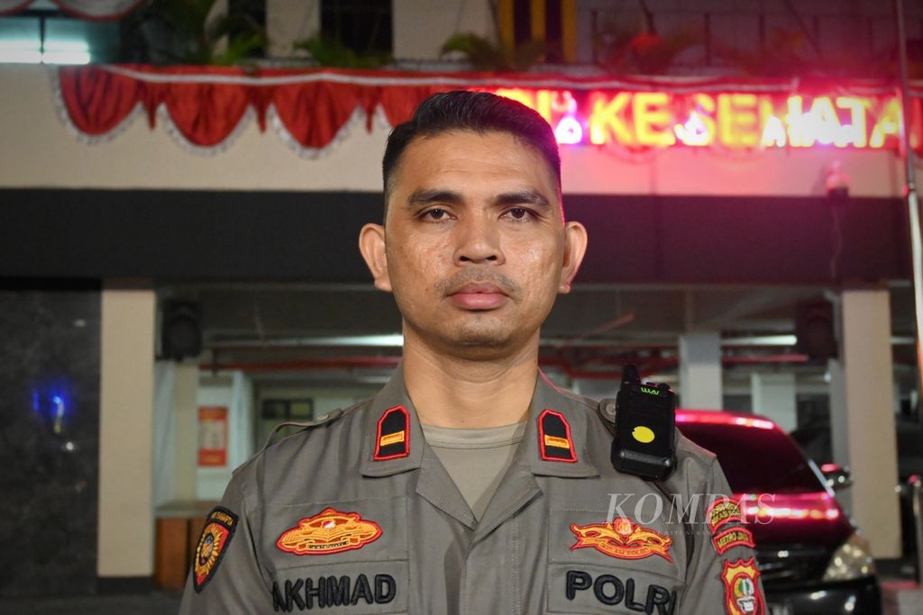 Kepala Tim Patroli Perintis Presisi Polres Metro Bekasi Kota Inspektur Dua Akhmad Surbakti
