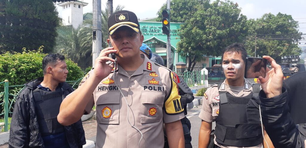 Kepala Kepolisan Resor Metro Jakarta Barat Komisaris Besar Hengki Haryadi