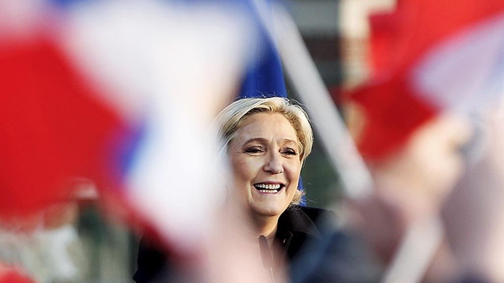 Calon Presiden Perancis Marine Le Pen 