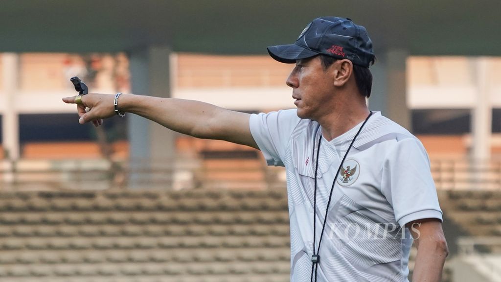 Shin Tae Yong, Indonesia’s coach.