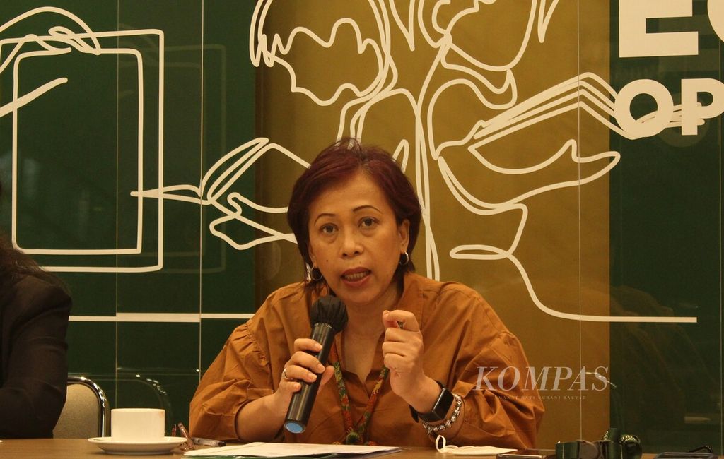 Direktur Program Pendidikan Dasar Tanoto Foundation Margaretha Ari Widowati di Jakarta, Senin (5/12/2022).