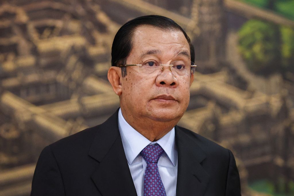 Perdana Menteri Kamboja Hun Sen. 