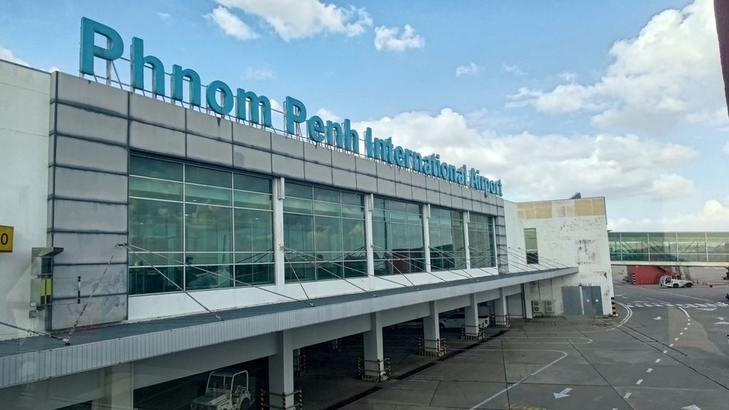 Penampakan Bandara Internasional Phnom Penh di Kamboja, Jumat (1/12/2023). 