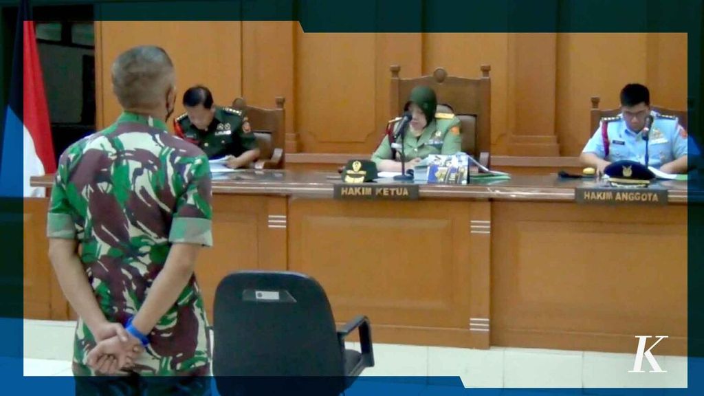 Pengadilan Militer Tinggi II Jakarta menggelar sidang perdana kasus dugaan tabrak lari yang menewaskan dua remaja di Nagreg, Jawa Barat, 8 Desember 2021.