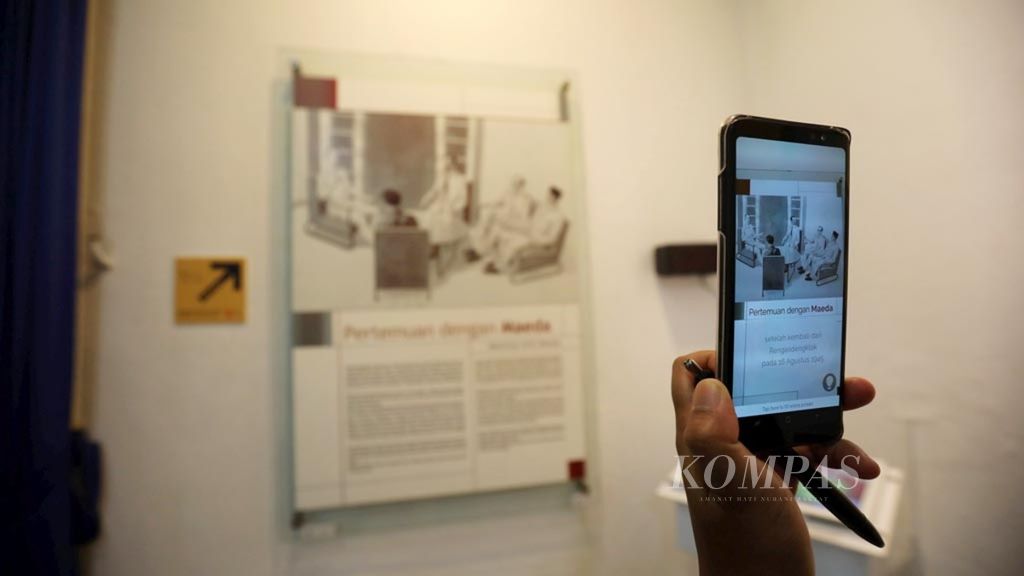 Museum Perumusan Naskah Proklamasi adalah salah satu museum berbasis teknologi digital yang saat ini memakai fitur aplikasi gratis SIJI di Playstore, Kamis (16/5/2019).
