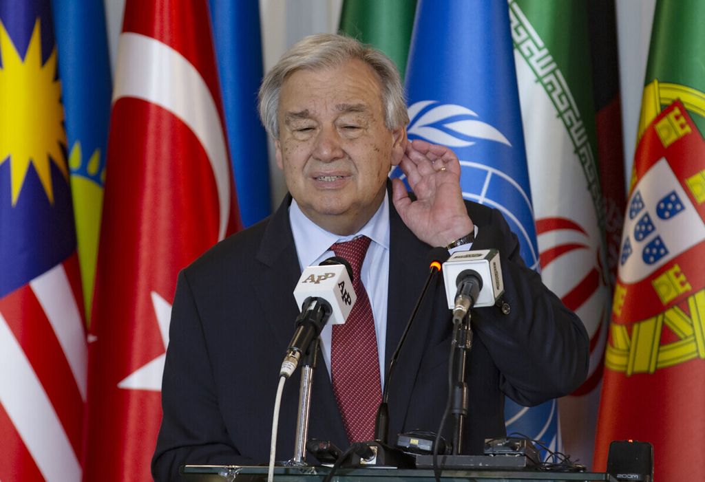 Sekretaris Jenderal Perserikatan Bangsa-Bangsa Antonio Guterres.