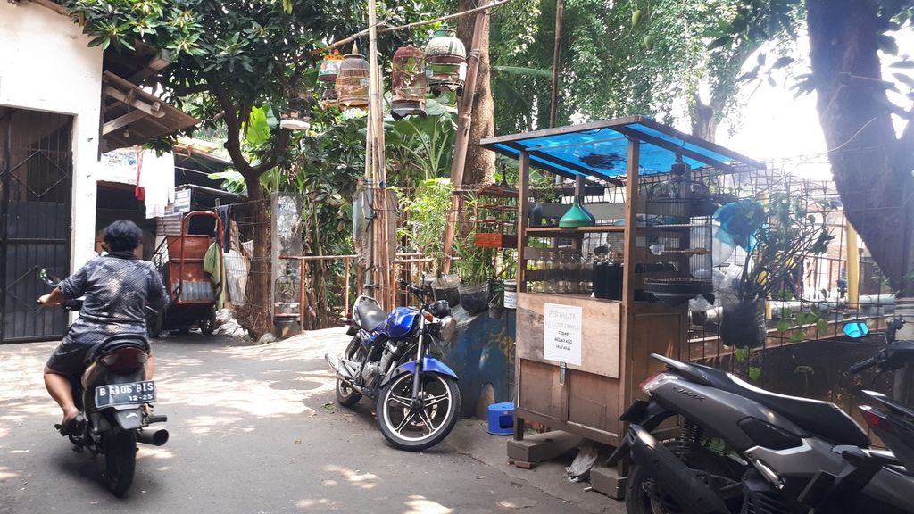 Salah satu sudut Jalan Adhi Karya, tempat RJ (15) dibawa oleh pelaku menggunakan sepeda motor, di Kedoya Selatan, Jakarta Barat, Selasa (9/5/2023).