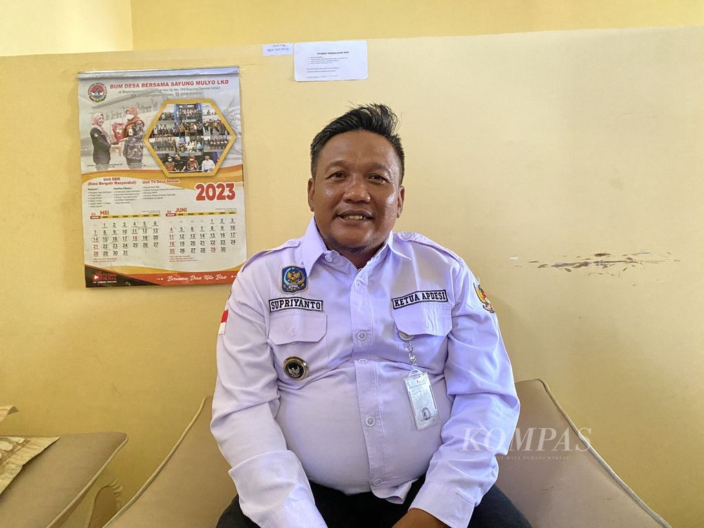 Supriyanto, Kepala Desa Surodadi, Kecamatan Sayung, Kabupaten Demak, Jawa Tengah